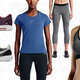 Nike Air Max Zero, $80 | Nike Roshe LD-1000, $60 | Nike Aeroreact Running Shirt, $45 | Nike Pro Cool Training Capris, $25 | Nike Pro Indy Light Support Sports Bra, $23